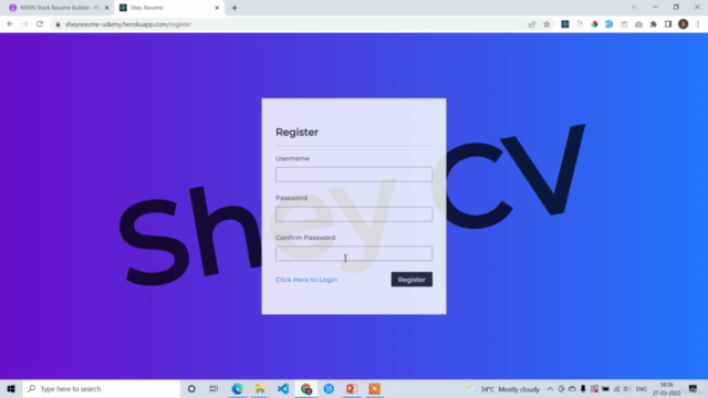 MERN Stack Resume Builder - React , Node , Mongo DB , AntD – Screenshot 1
