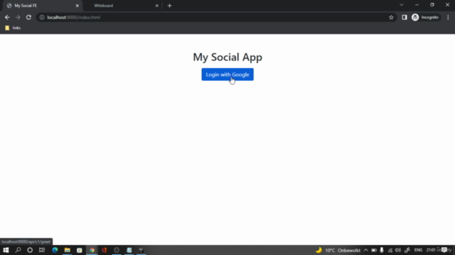 Enable Any Frontend App with Login using Google & SpringBoot – Screenshot 3