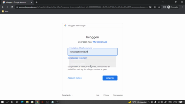 Enable Any Frontend App with Login using Google & SpringBoot – Screenshot 4