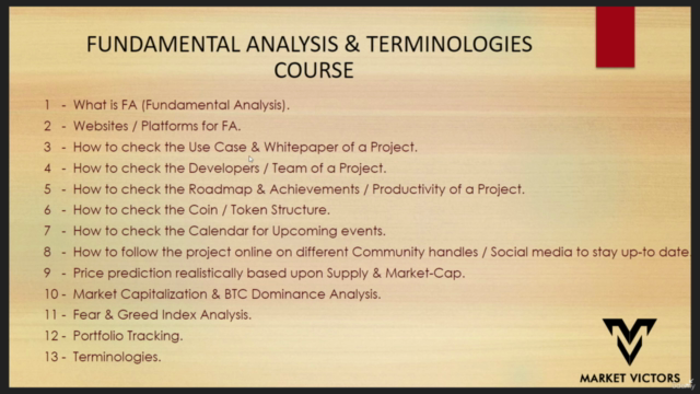 Fundamental Analysis & Terminologies Course – Screenshot 1