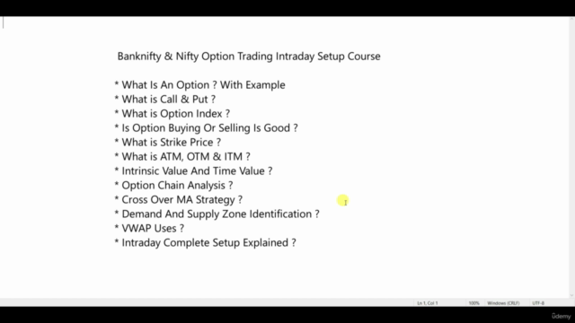 Banknifty Option Trading Intraday Mastery Course – Screenshot 1