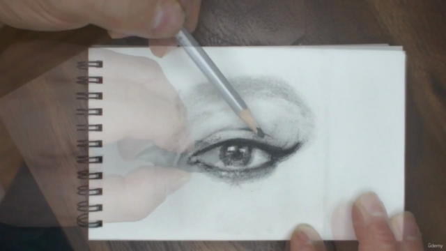 Realistic Portrait with Graphite Pencil – Screenshot 2