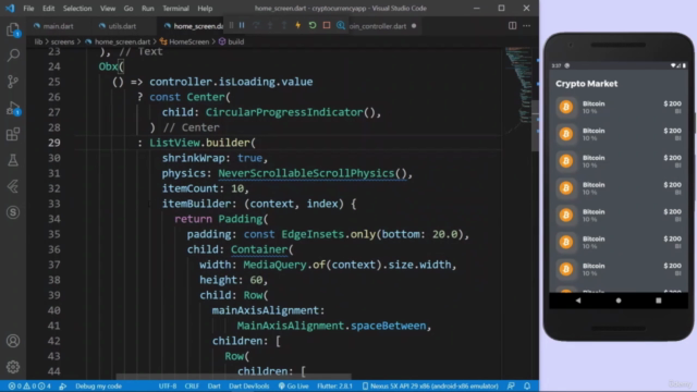 Build 10 Real World Apps with Flutter – Screenshot 4