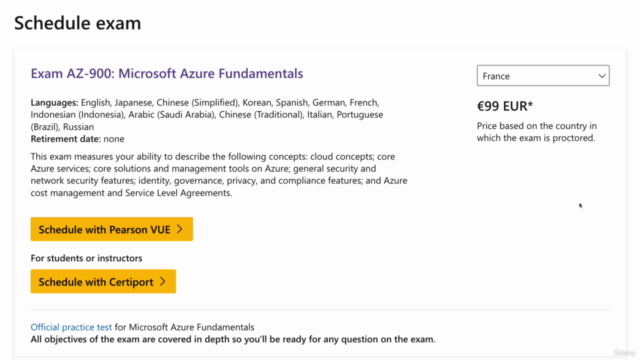 Certification Microsoft Azure AZ-900 | +Examen – Screenshot 2