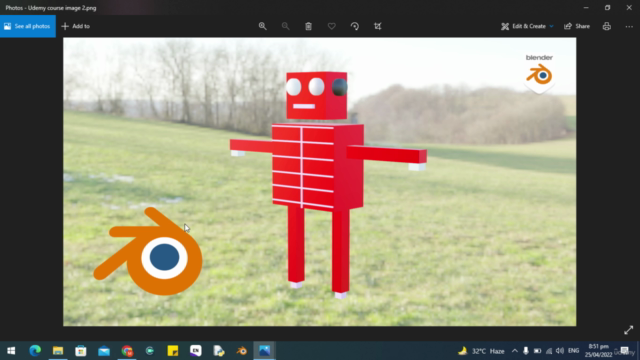 Create a 3d NFT Character in Blender 3d - Blender Basics – Screenshot 1