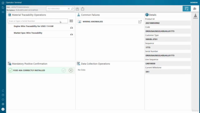 Siemens DISW - Manufacturing Execution – Screenshot 3