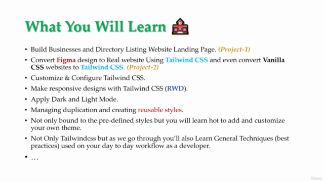 Master Tailwind CSS: Build 2 Advanced Projects – Screenshot 1
