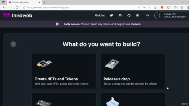 Crie OpenSea App na Blockchain Ethereum com Web3.0 e Next.js – Screenshot 2