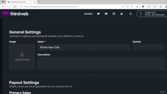 Crie OpenSea App na Blockchain Ethereum com Web3.0 e Next.js – Screenshot 4