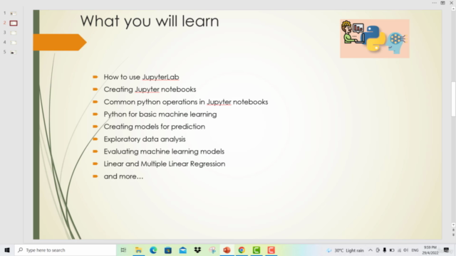 Introduction to Python Machine Learning using Jupyter Lab - Screenshot_01