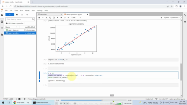 Introduction to Python Machine Learning using Jupyter Lab – Screenshot 4