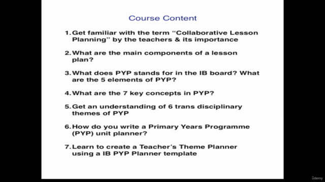 Lesson Planning in PYP (Primary Years Programme) – Screenshot 4