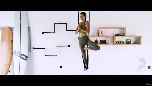 Aerial Yoga for beginners-intermediate | Full Module 2 – Screenshot 2