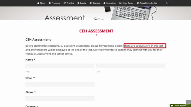 Hacking Cerification +Exam [1122 Quiz] UNOFFICIAL – Screenshot 2