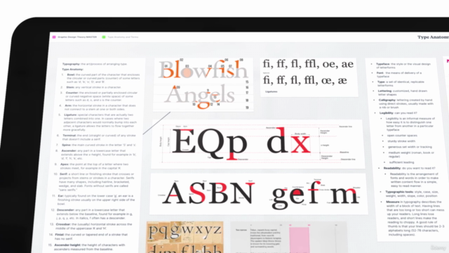 Graphic Design Theory - Typography – Screenshot 2