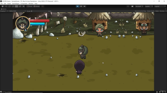 Unity 2D Ultimate RPG Game Development with C# – Screenshot 1
