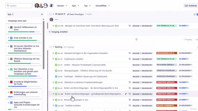 Jira-Software und Confluence für Anwender: Projektmanagement – Screenshot 3