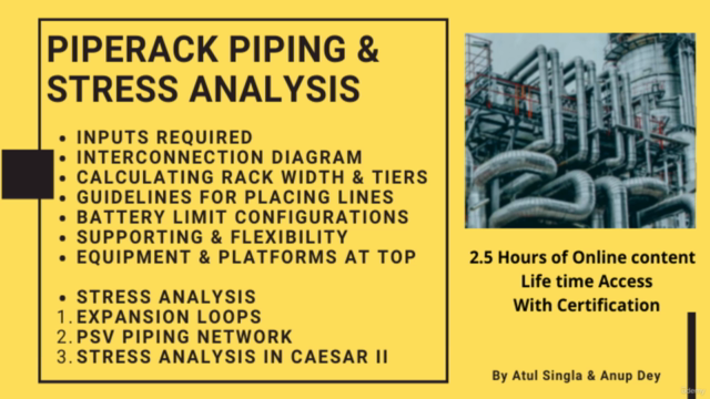 Piperack piping and Stress Analysis – Screenshot 2