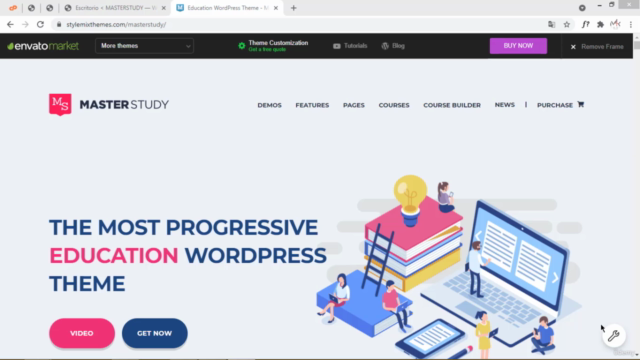 MASTER STUDY | Crea tu academia en línea en WordPress – Screenshot 1