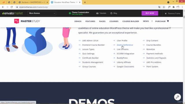MASTER STUDY | Crea tu academia en línea en WordPress – Screenshot 2