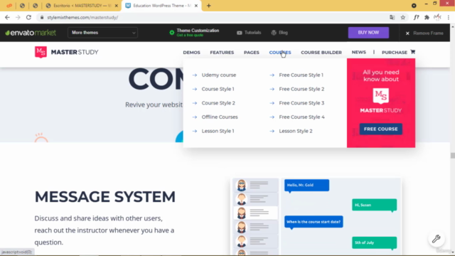 MASTER STUDY | Crea tu academia en línea en WordPress – Screenshot 4