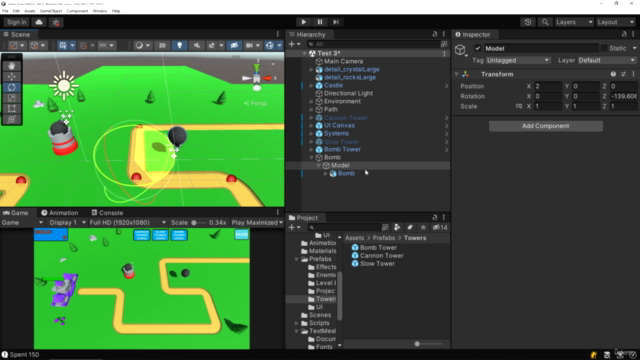 Learn To Create a Tower Defence Game With Unity & C# – Screenshot 4