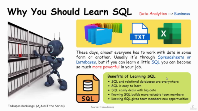 เรียน SQL Programming ด้วยตัวเอง ฉบับคนไม่เคยเขียนโปรแกรม – Screenshot 1