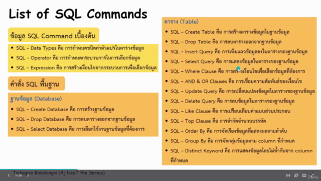 เรียน SQL Programming ด้วยตัวเอง ฉบับคนไม่เคยเขียนโปรแกรม – Screenshot 4