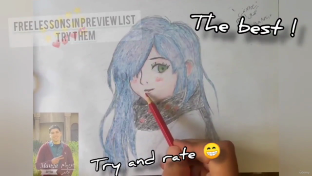 The Best for Anime Faces Drawing , Coloring and Inking – Screenshot 1