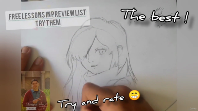 The Best for Anime Faces Drawing , Coloring and Inking – Screenshot 2