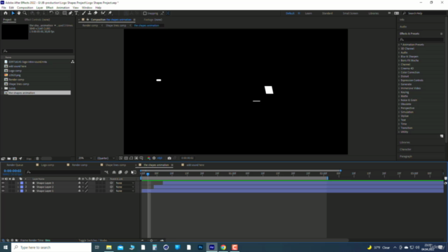 Create modern logo animation using After Effects CC – Screenshot 2