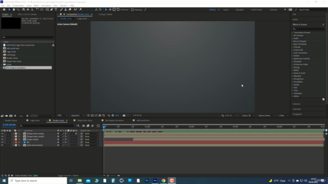 Create modern logo animation using After Effects CC – Screenshot 4