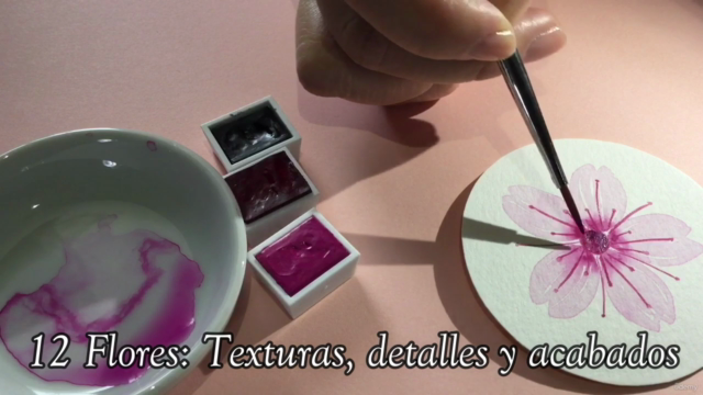 ACUARELA BOTÁNICA: Pintura floral – Screenshot 1