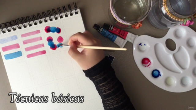 ACUARELA BOTÁNICA: Pintura floral – Screenshot 3