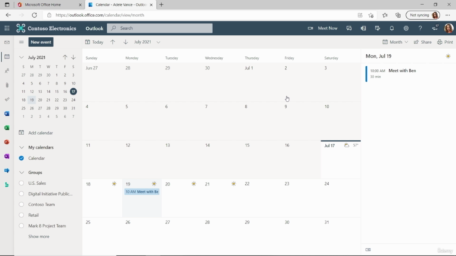 Microsoft 365 Sharing Calendars and Emails - Screenshot_03