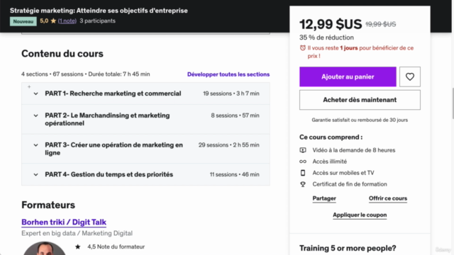 Stratégie marketing: Atteindre ses objectifs d'entreprise – Screenshot 2
