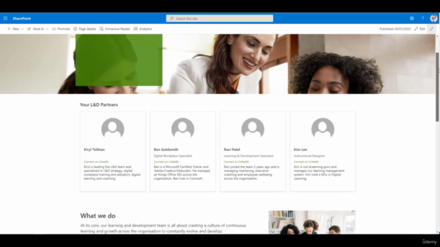 How to Create a Learning Portal in Microsoft 365 – Screenshot 3