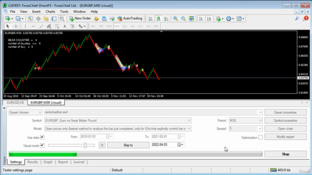 Forex RENKO expert advisor practice coding MT4 – Screenshot 4