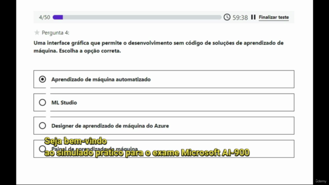 Simulado Prático AI-900 - Microsoft Azure AI Fundamentals – Screenshot 2
