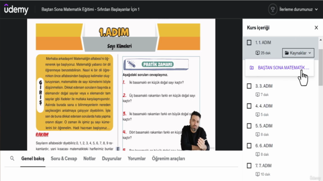 Baştan Sona Matematik Eğitimi - Sıfırdan Başlayanlar İçin 1 – Screenshot 1