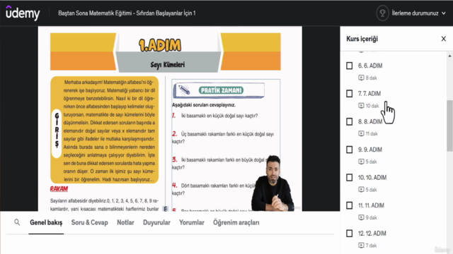 Baştan Sona Matematik Eğitimi - Sıfırdan Başlayanlar İçin 1 – Screenshot 2