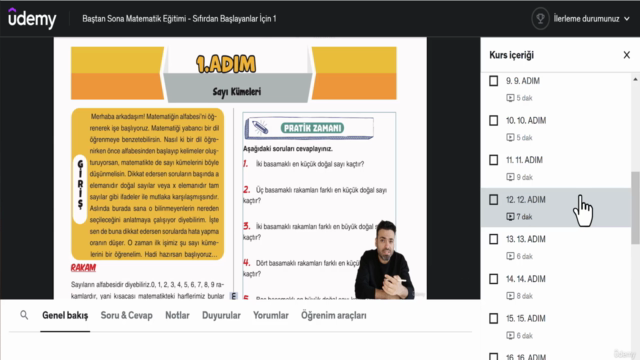 Baştan Sona Matematik Eğitimi - Sıfırdan Başlayanlar İçin 1 – Screenshot 4