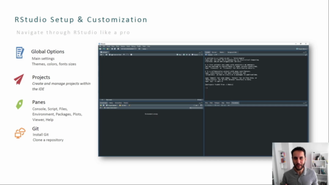 RStudio Setup and Customization for R or Python Programming – Screenshot 1