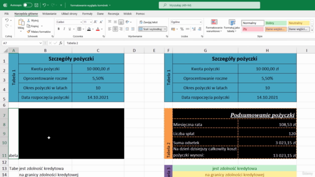 Kurs Excel dla Początkujących (kurs na przykładach, zadania) – Screenshot 2