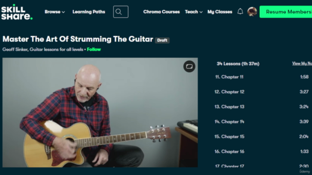 Guitar Lessons - Master The Art Of Strumming The Guitar - Screenshot_01