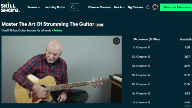 Guitar Lessons - Master The Art Of Strumming The Guitar – Screenshot 1