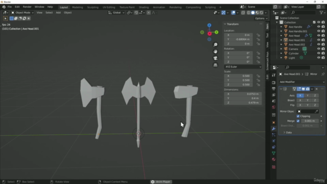 Procedural Weapon Generation with Blender 4.4 – Screenshot 1