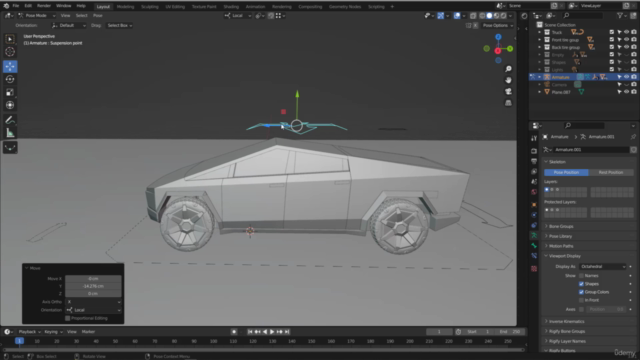 BLENDER: TESLA CYBERTRUCK FORGE – Screenshot 3