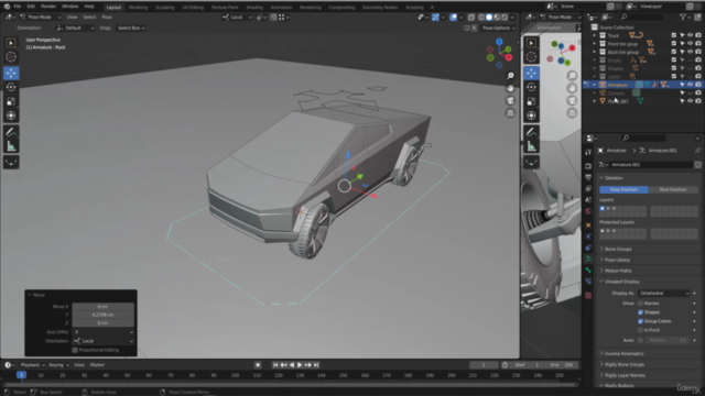 BLENDER: TESLA CYBERTRUCK FORGE – Screenshot 4
