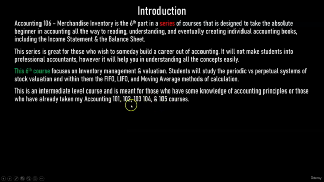 Accounting 106 - Merchandise Inventory – Screenshot 3